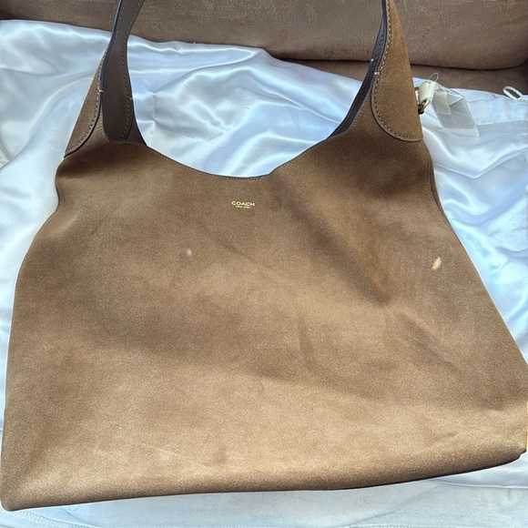 NWT Coach Brown Leather Tote Bag - Picture 7 of 7